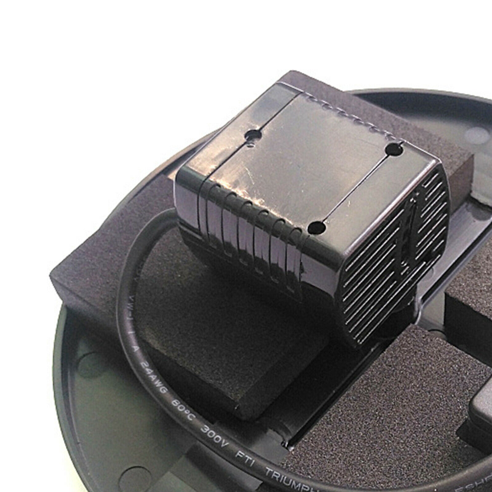 Black Solar Water Pump Solar Fountain Birdbath Pool Garden Ornament Outdoor