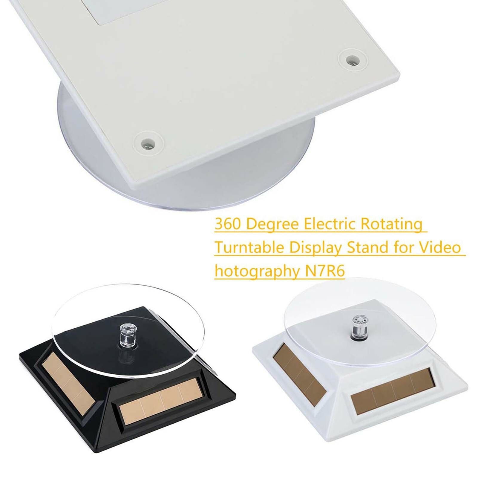 ABS 360 Degree Electric Rotating Display Stand for Video Photography N7R6
