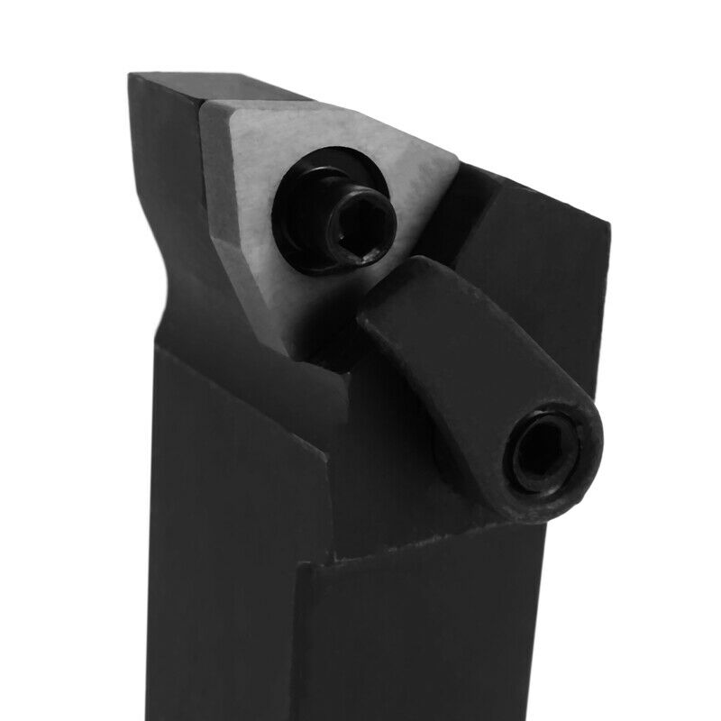 Set of 20mm Lathe Turning Tool Holder MWLNR2020K08 + 10 WNMG0804 Carbide InserF9