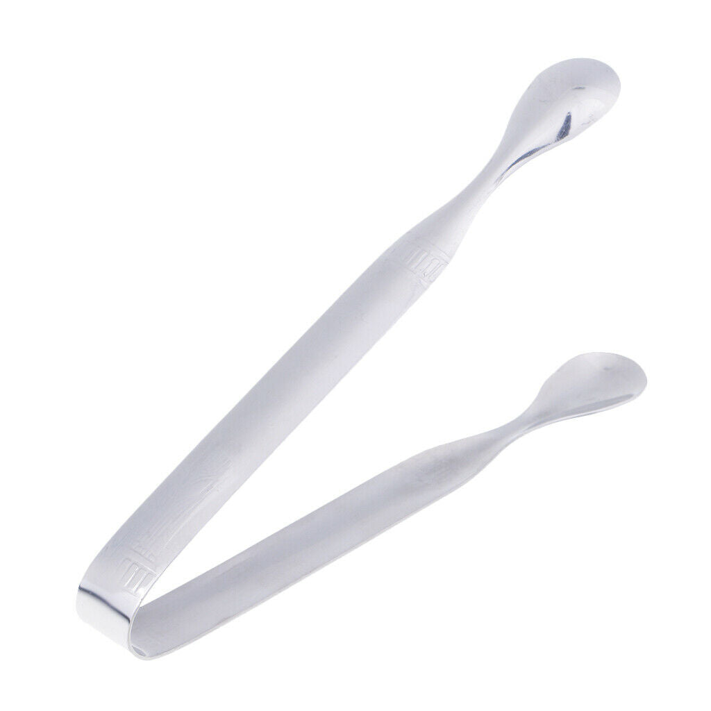 Stainless Steel Clip Ice Clamp Ice Tongs Tool Bar Kitchen Accessories 16.5cm