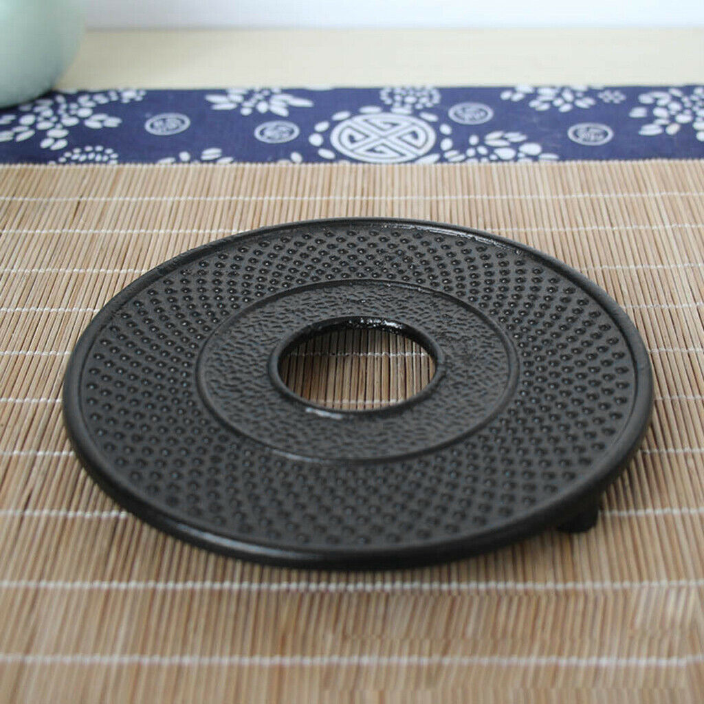 Cast Iron Teapot Trivet Placemat Coaster Decorative Hot Pad Dinning Room