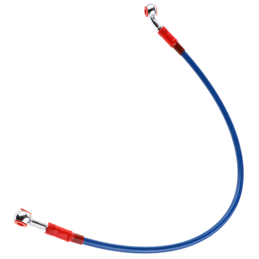 Steel Brake Clutch Oil Hoses Line Pipe Blue for Motorcycle Dirt Bike  50mm