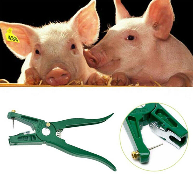 Ear Tag Pliers Animal Control Device Metal Tongs Swine Animal ear tag pin WF
