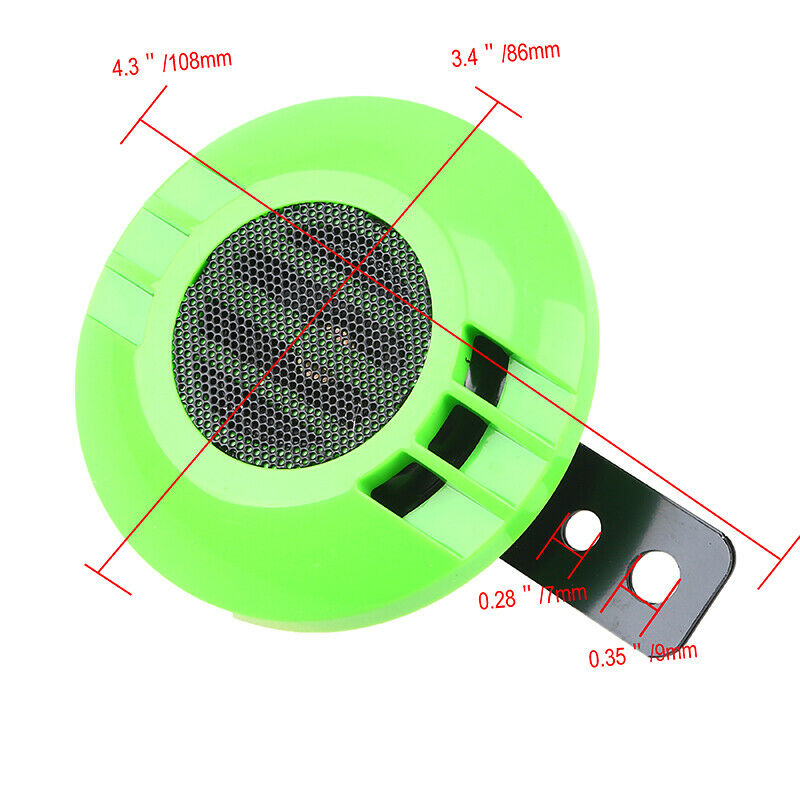 430Hz 12V Super Loud Compact Electric Blast Tone Horn For Motorcycle Chopper Car