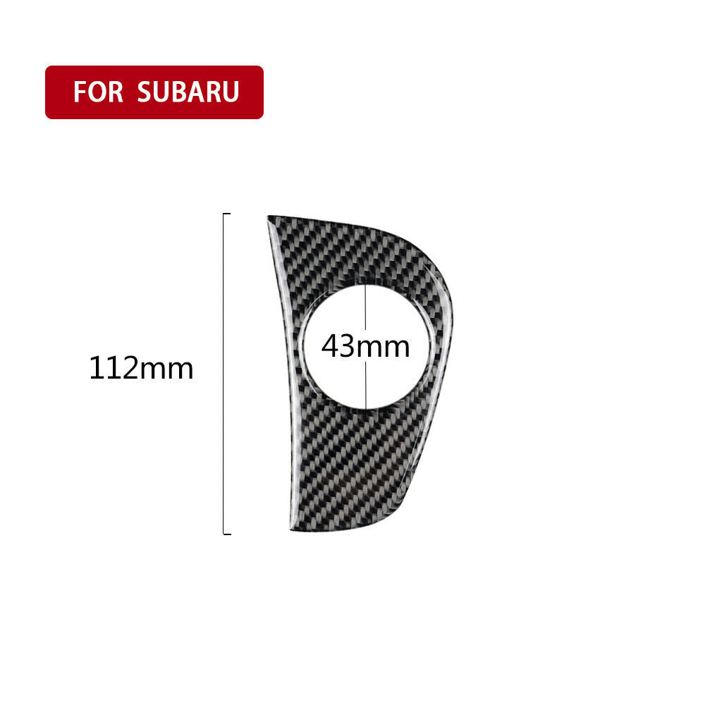 Carbon Fiber Start Stop Engine Button Switch Cover Trim For Subaru Forester XV