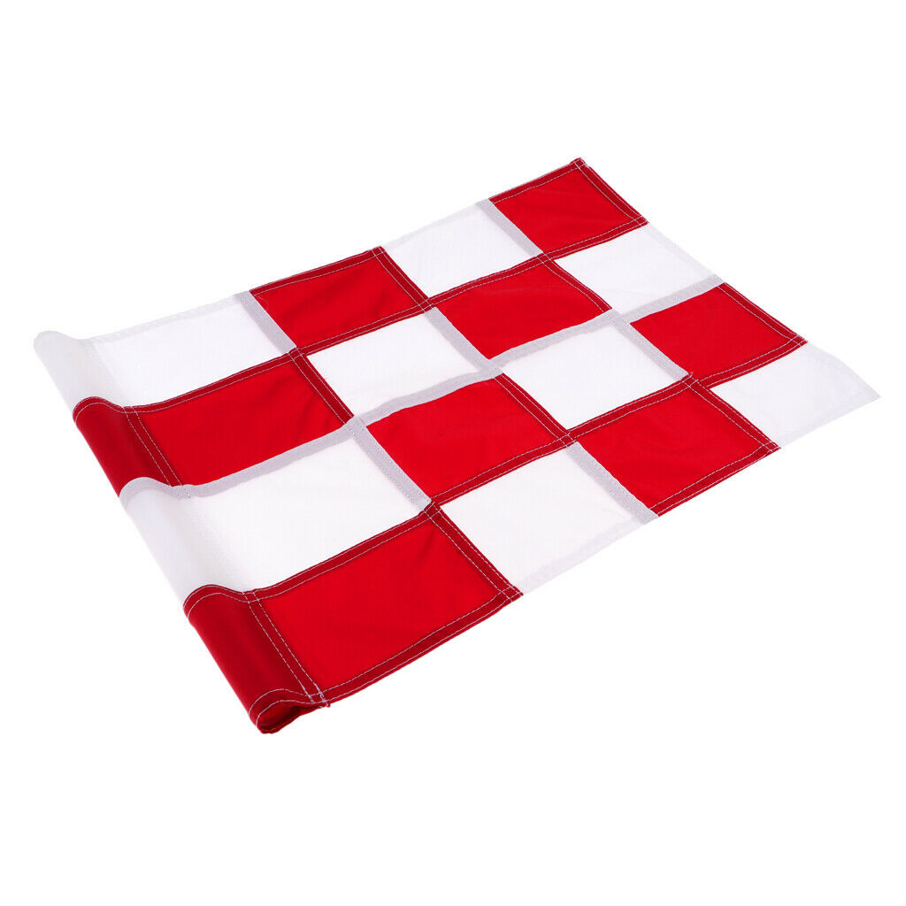 2Pcs/Lot Golf Flags - Backyard Practice Putting Green Marker Flags Replacement