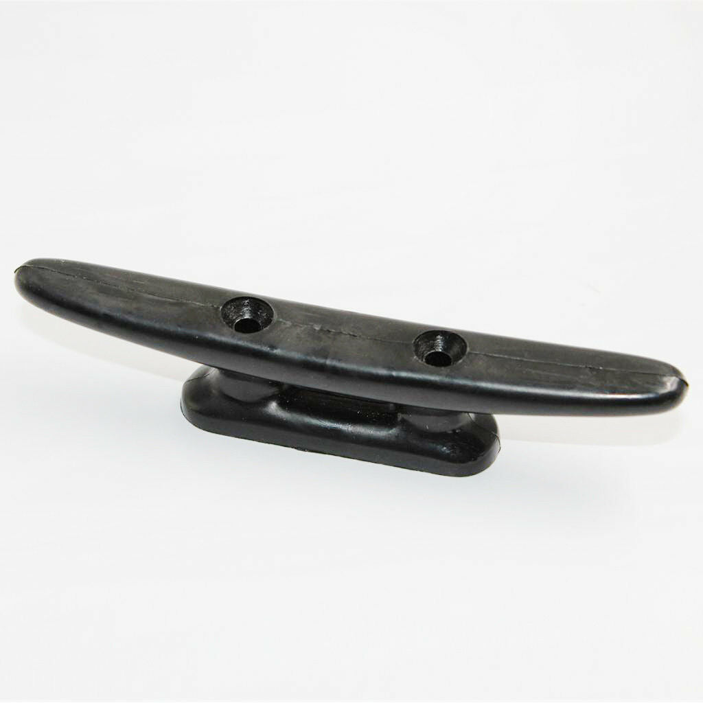 5" Cleat Heavy Duty Black Nylon Open Base Boat & Dock Cleats