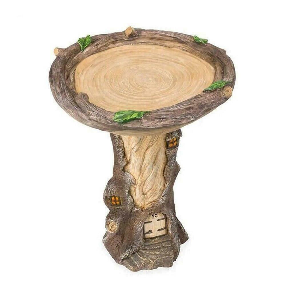 Bird Bath & Feeder Pedestal Free Standing Garden Bird Tray NEW bath Outdoor new