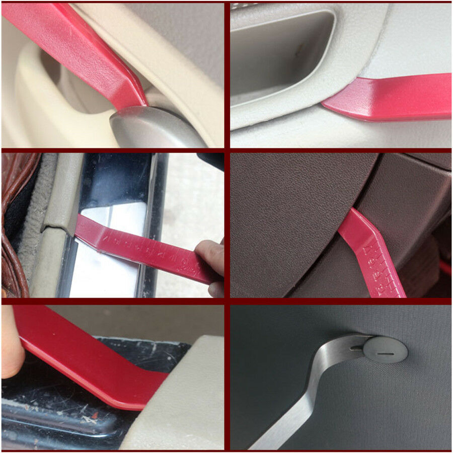 6PCS Car Fastener Removal Tool Plastic Trim Clips Removal Tools Car Door Panel