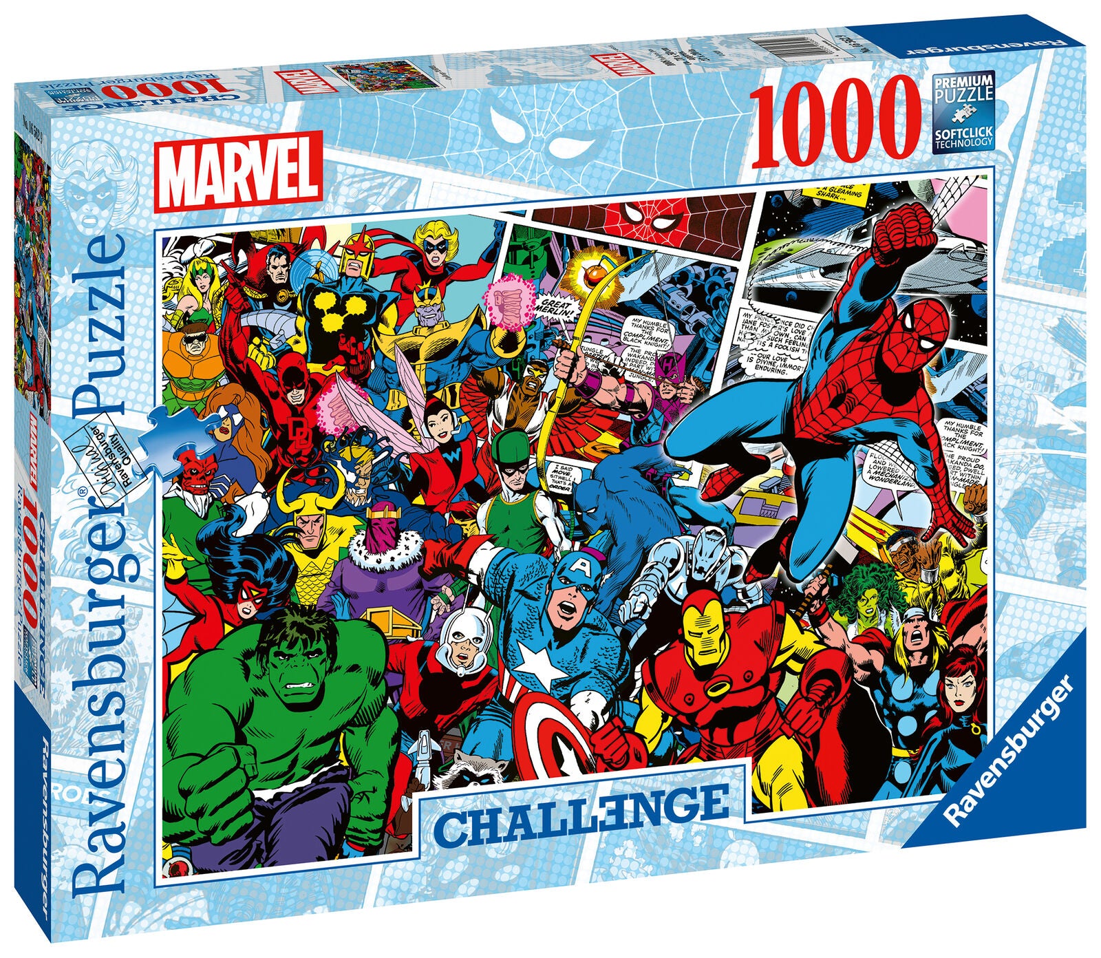 16562 Ravensburger Challenge Marvel Jigsaw Puzzle 1000 Pieces Age 12 Years+