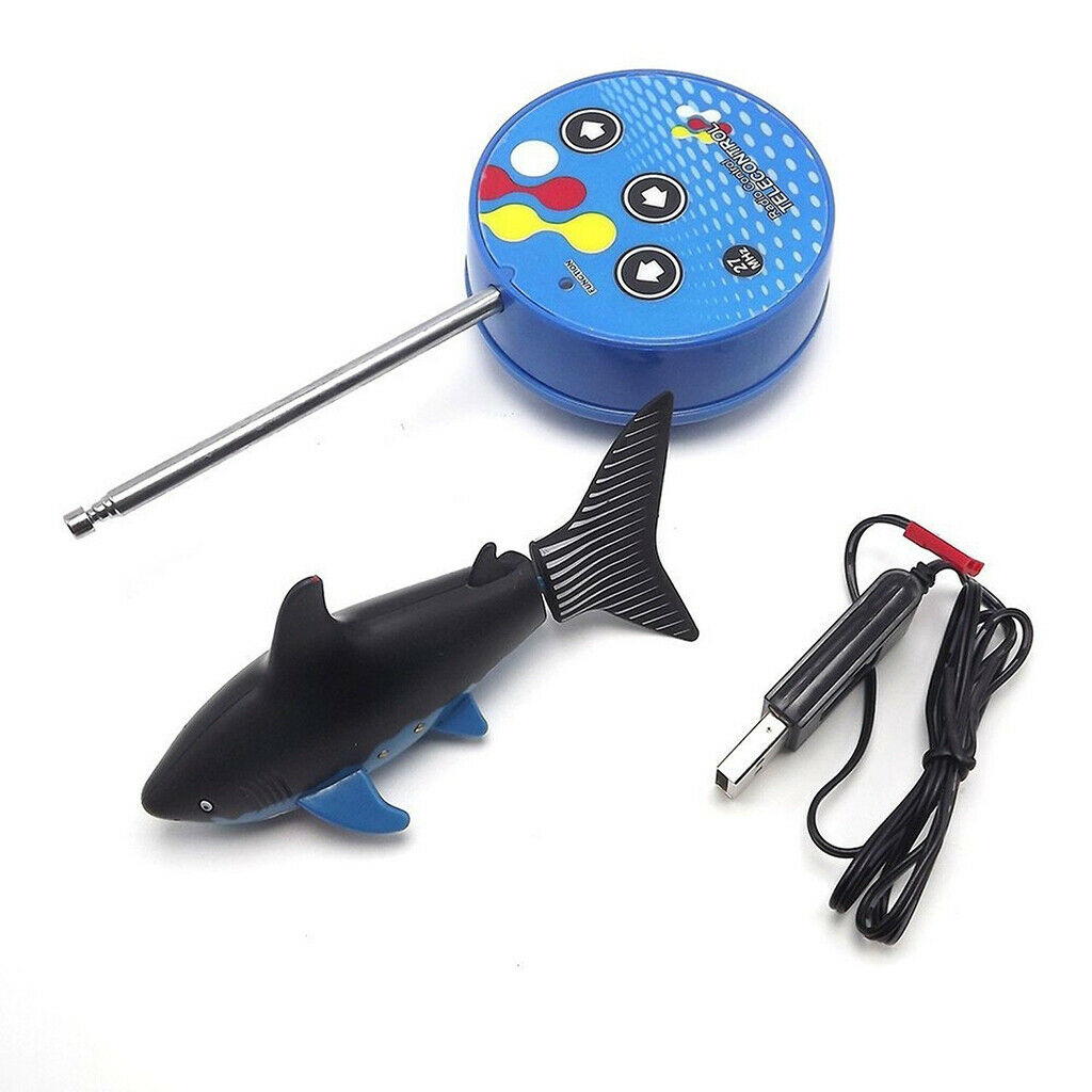 Mini remote control rechargeable Shark Swim in water electronic
