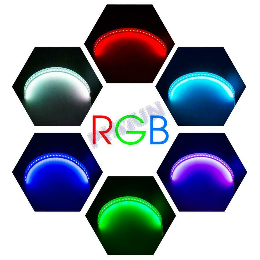 Bluetooth Wireless Control RGB LED Demon Eye Halo Ring for Headlight Projector