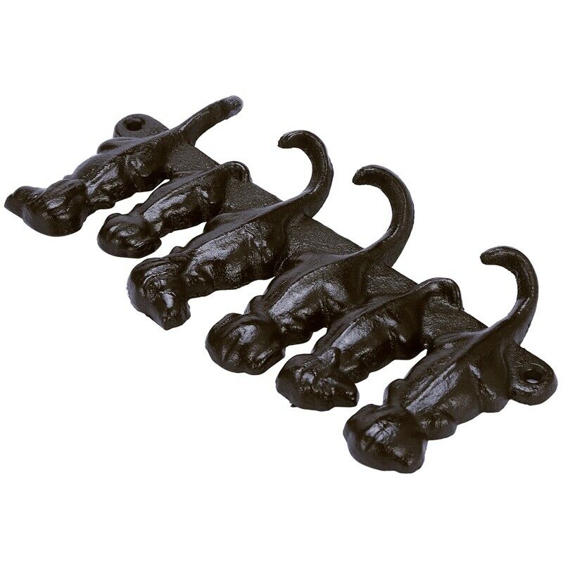 Cast Iron Dog Door Key Hook Pastoral European Retro Wall Hanging Coat CreativeR9