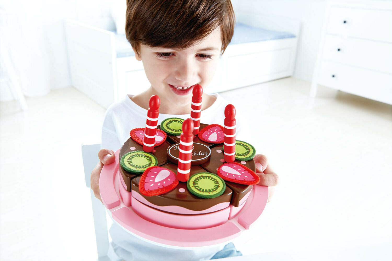 E3140 HAPE Double Flavored Birthday Cake [Playfully Delicious] Children 3 Yrs+