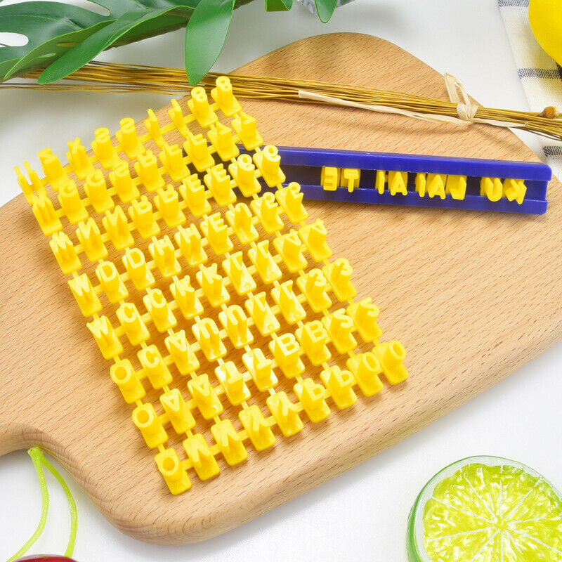 Biscuits Baking Alphabet Mold Word Baking Mold Cake Curling Embossing Mo.l8