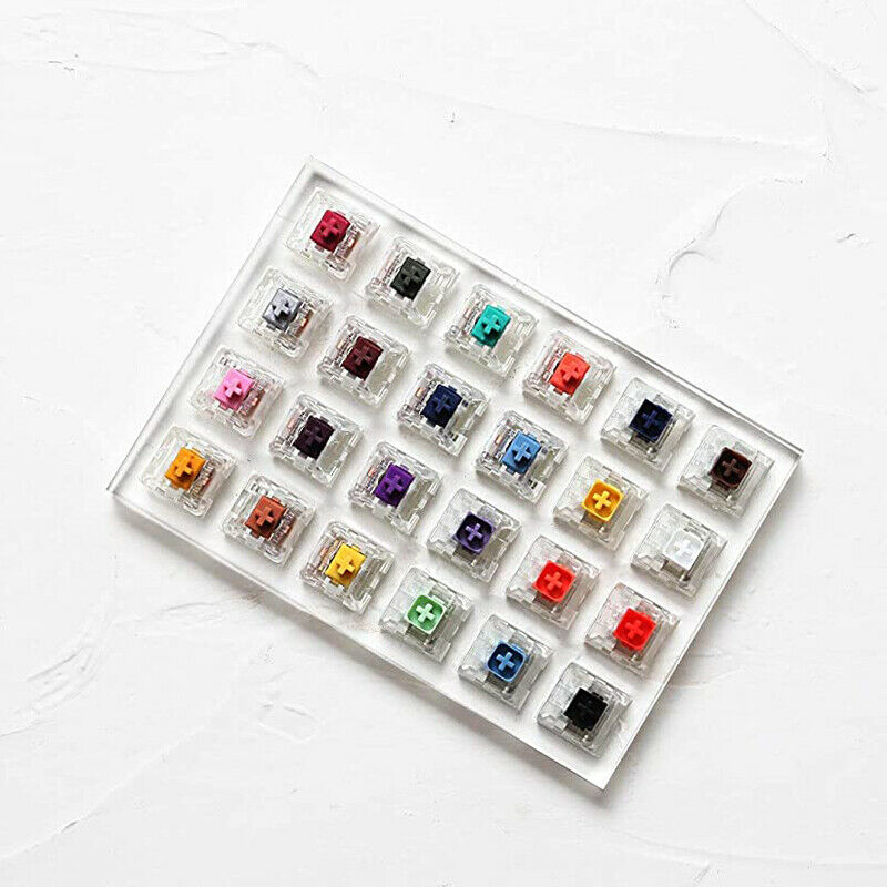 24 Key Acrylic Switch Tester for Cherry Mx Switches for Gateron Zealio for KaiN2