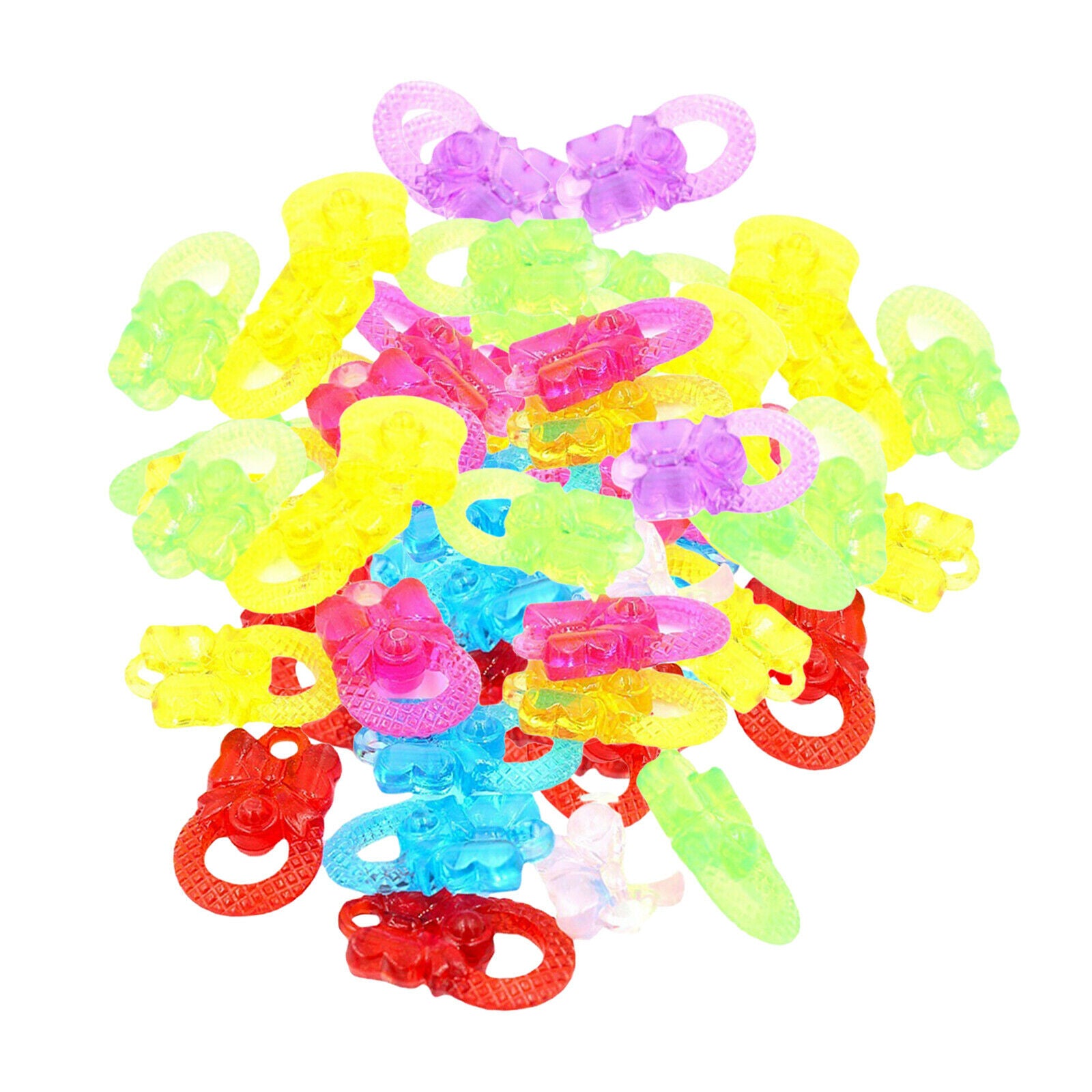 100Pcs Butterfly Pendants Spacers Charms DIY Earrings Jewelry Making Anklets