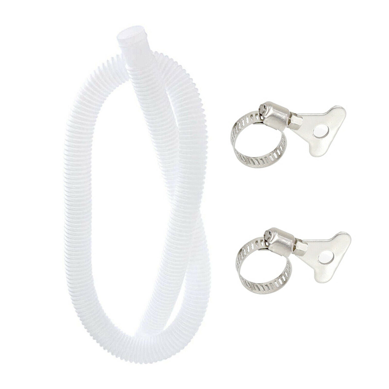 2Pcs Replacement Swimming Pool Filter Pump Hose 1.25" Diameter Accessory Kit