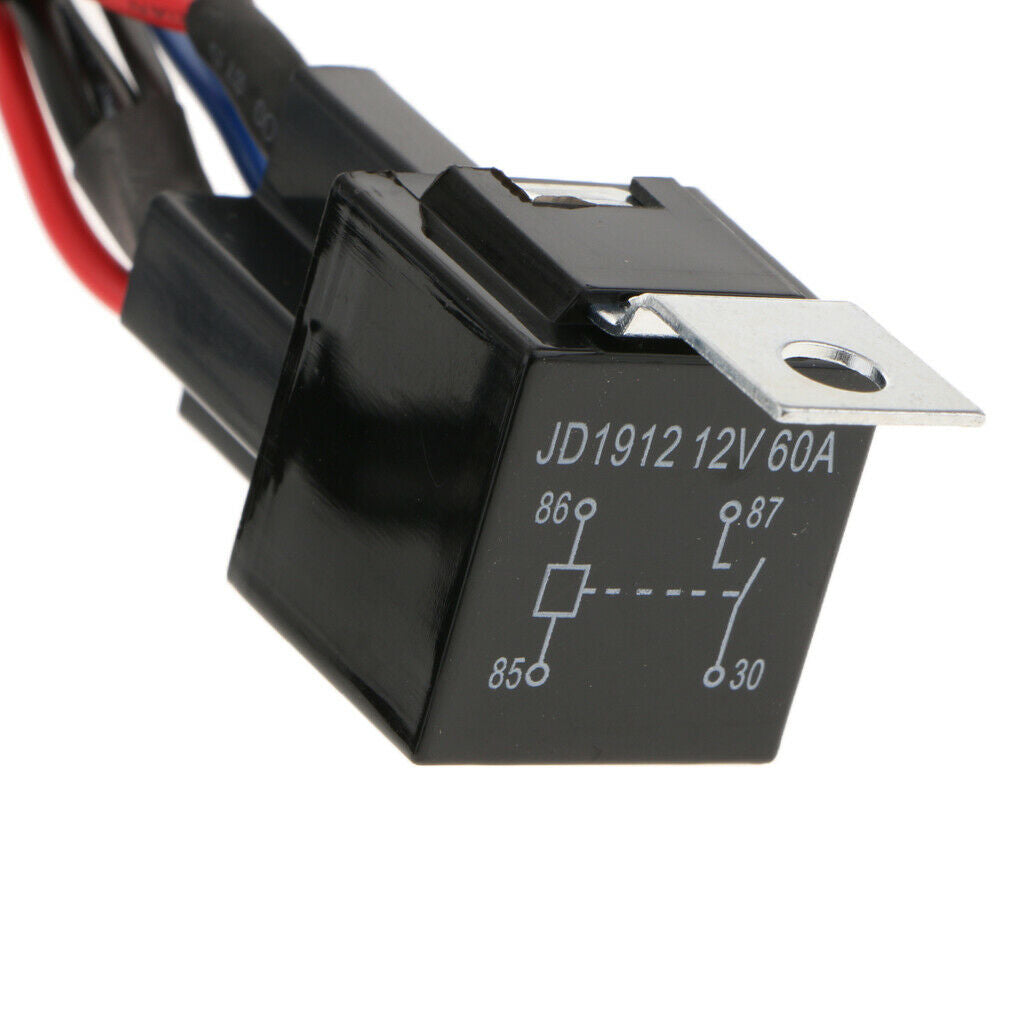 12V 40A Remote Control Wiring Harness Kit Switch Relay Led Work Light Bar