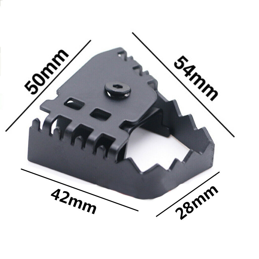 Motorcycle Rear Brake Pedal Enlarger for BMW F650GS F700GS F800GS/ADV Black