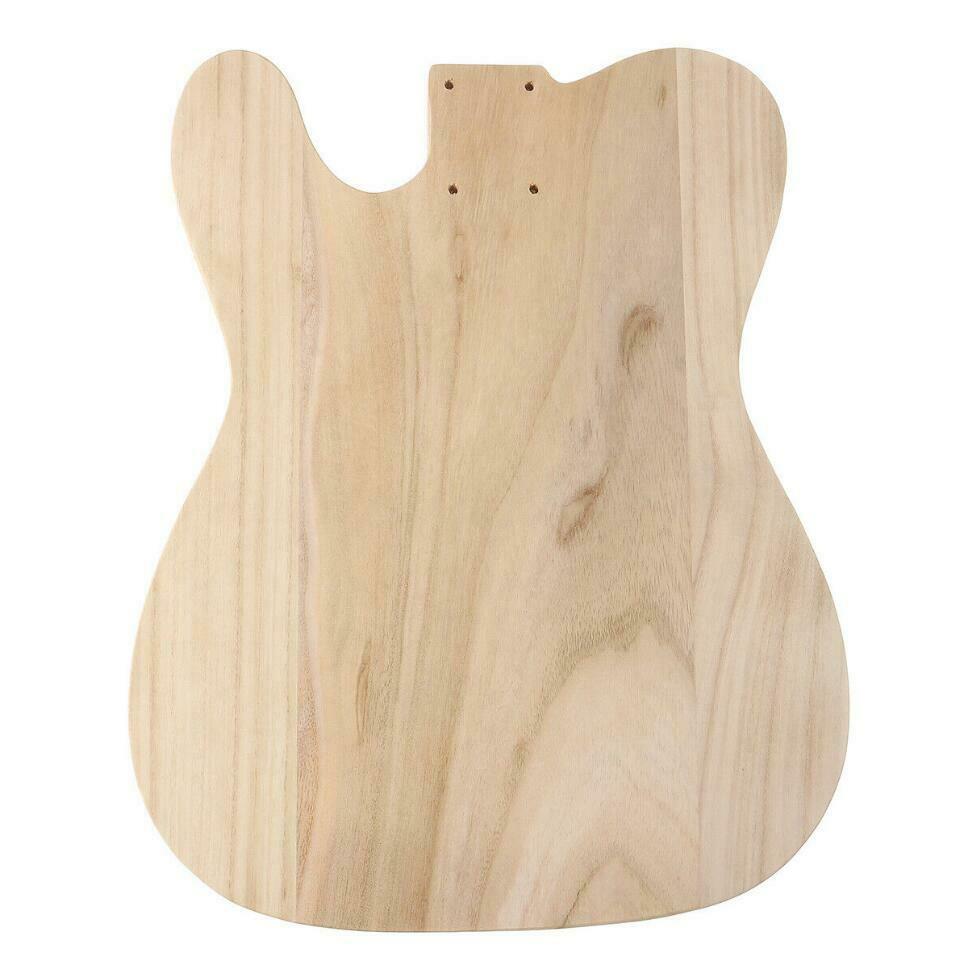 DIY Electric Guitar Unfinished Barrel Body Polish Maple Wood For TL Style Guitar