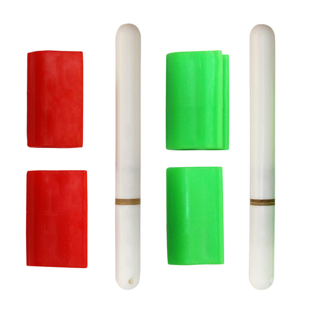 2x Fishing Float Light Stick Green Red Luminous Electronic Attractive Tackle