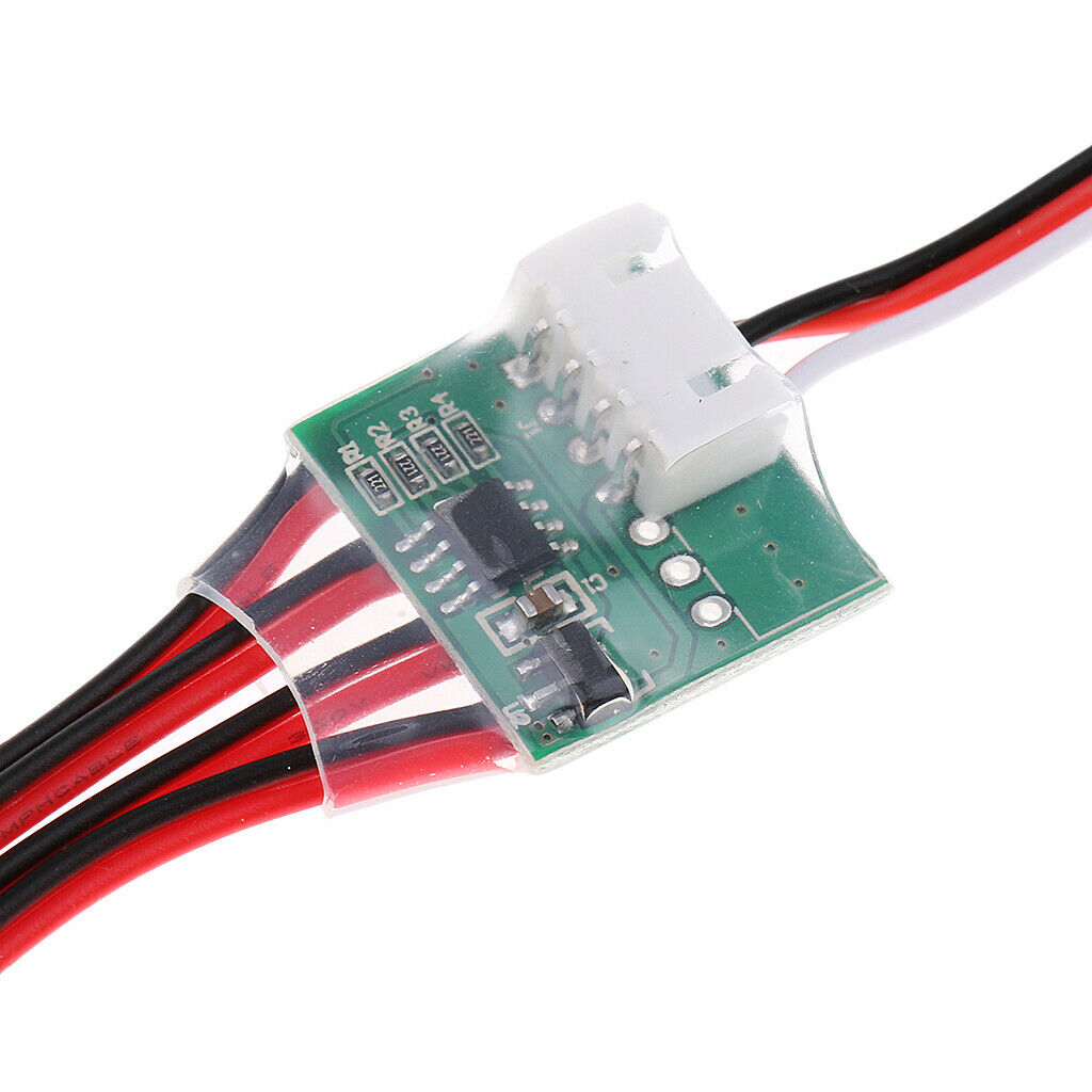 2Pcs Night Flight 3S 4S Lipo Battery JST LED Switch Controller for RC Drone
