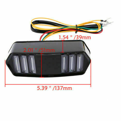 LED Taillight Rear Brake Turn Signals For Yamaha MSX125 CBR650F CTX700 CTX700N