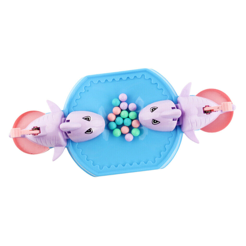 Plastic Shark To Eat Beans Children Kids Parent-child Grab Plate Funny