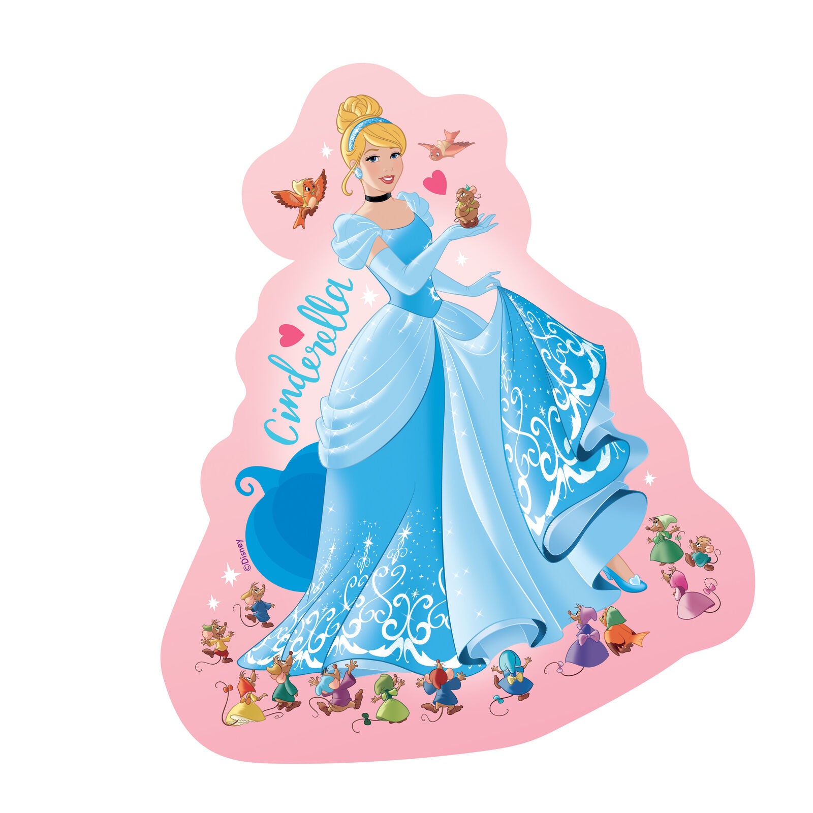 3082 Ravensburger Disney Princess Four Large Shaped Jigsaw Puzzles Children 3yr+