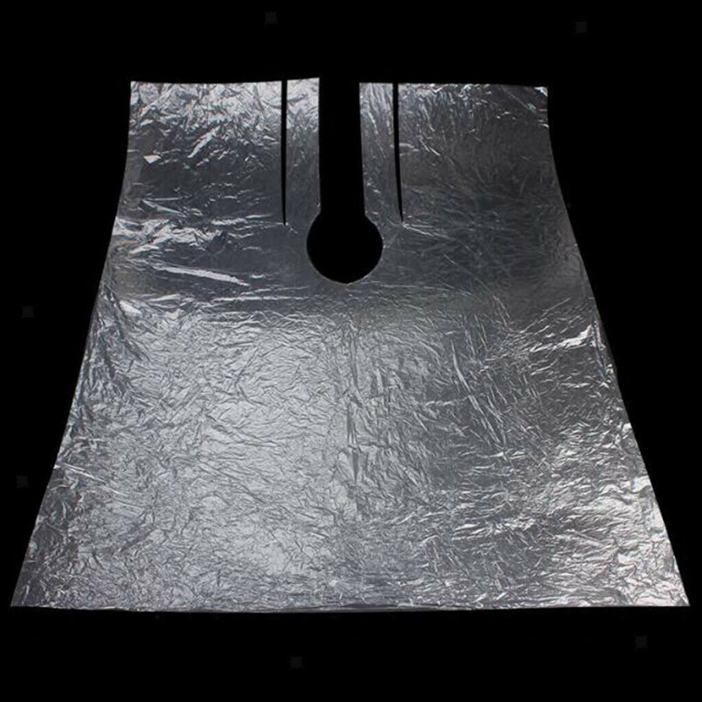 200x Disposable Hair Cutting Cape Perm Gown Hair Cut Barber Shop Capes Bib