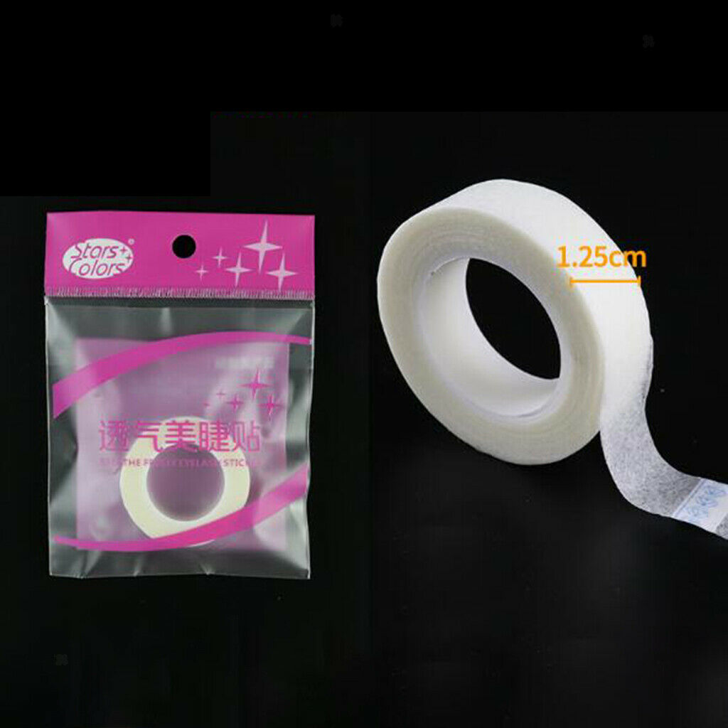 3 Pieces 10 Yard Eyelash Separating Isolation Tape Breathable Perming Gauze Pads