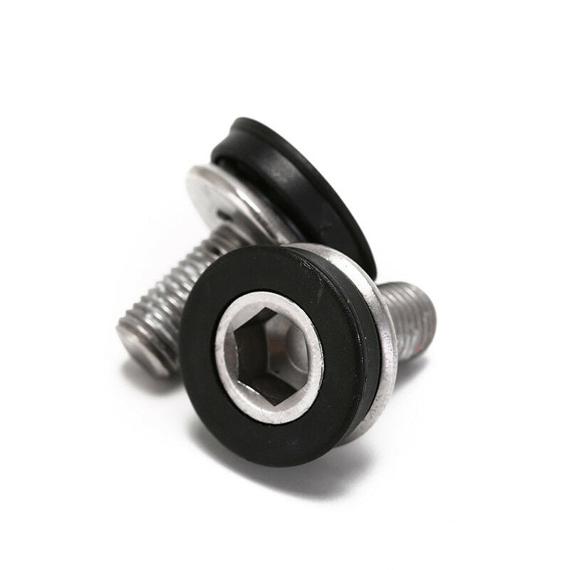 2pcs cycle bike bicycle capless bottom bracket axle crank arm bolts m8 scr.l8