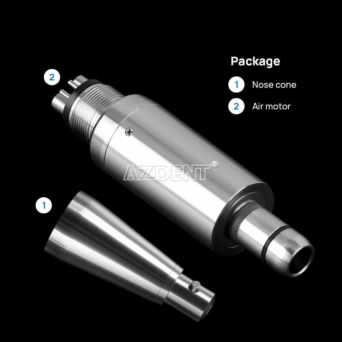Dental Hygiene Prophy Low Speed Handpiece Integrity Air Motor 4 Holes