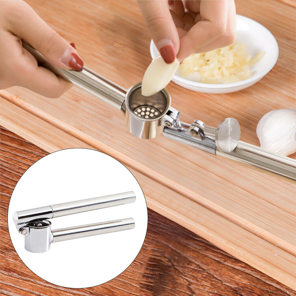 Garlic Press Crusher Chopper Presser Press Peel for Home Cooking Vegetables