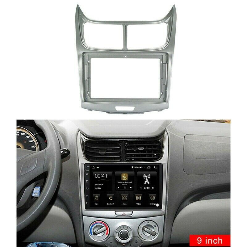 9 Inch Car Fascia for  Sail 2004-2014 Double Din Car DVD e Install Panel Dash S5