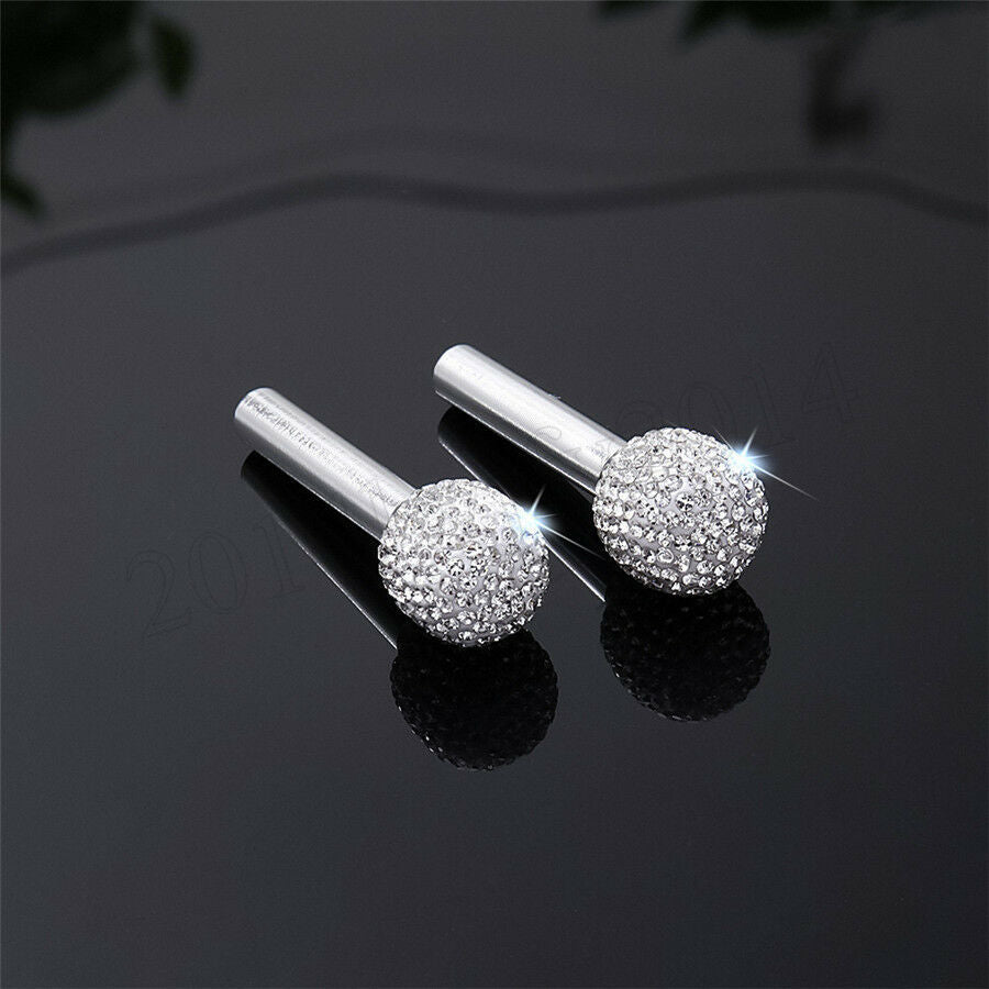 2 Pcs Aluminum Alloy Door Handle Interior Door Lock Knob Pins for Car Truck SUV