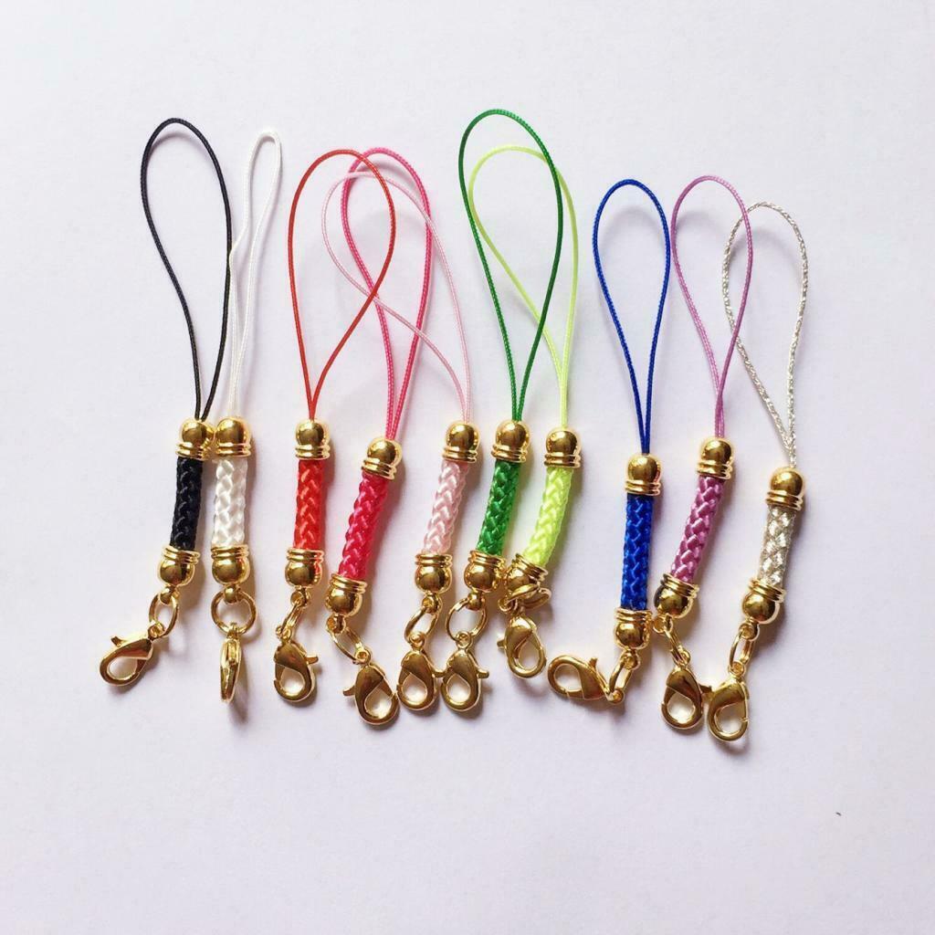 20pcs Colorful Phone Strap Lariat Lanyard Cord w/ Lobster Clasps