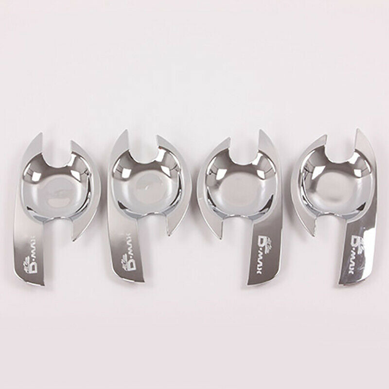 4Pcs/Set ABS Chrome Car Door Handle Bowl Cover Door Handle Bowl Trim for ISUP8Y7