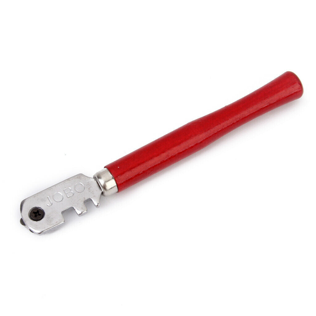 Self-Lubricating 6-Wheel Tipped Glass Glazing Cutter Cutting Craft Hand Tool