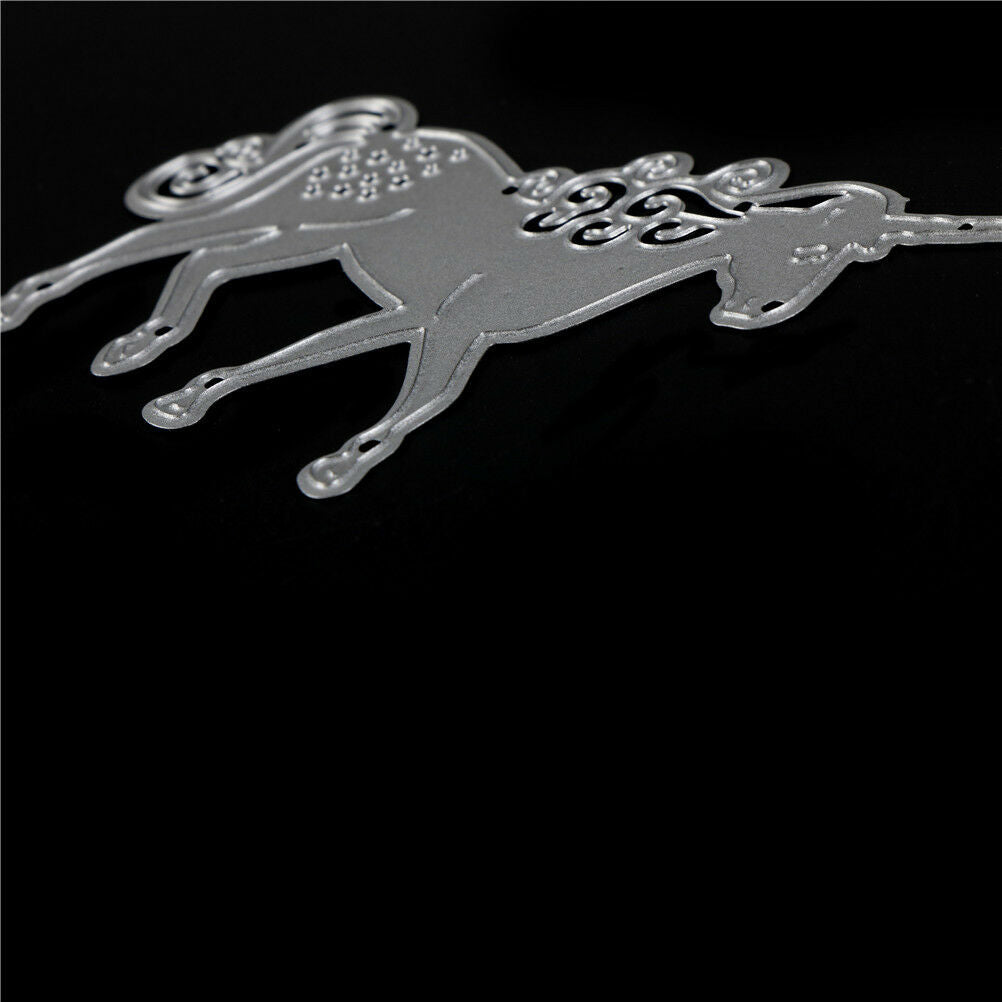 Horse Metal Cutting Dies Stencil DIY Scrapbooking Photo Album Ca.l8