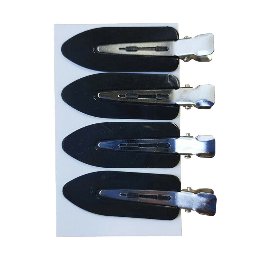 8 Pieces Plastic No Bend No  Clips Set Smooth Hairdressing DIY Clamps