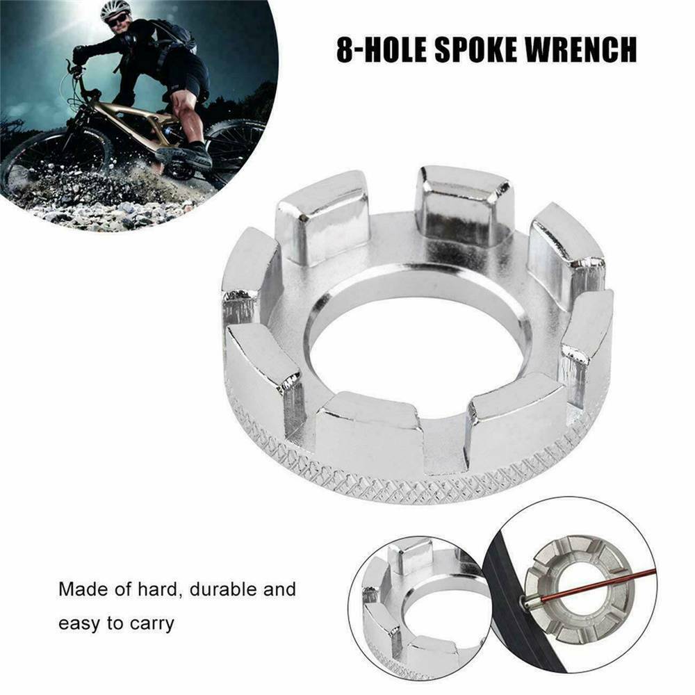 8 Way Spoke Spanner Wrench Adjuster Bikes Repair Tools 10-15 Wheel Tightener AU