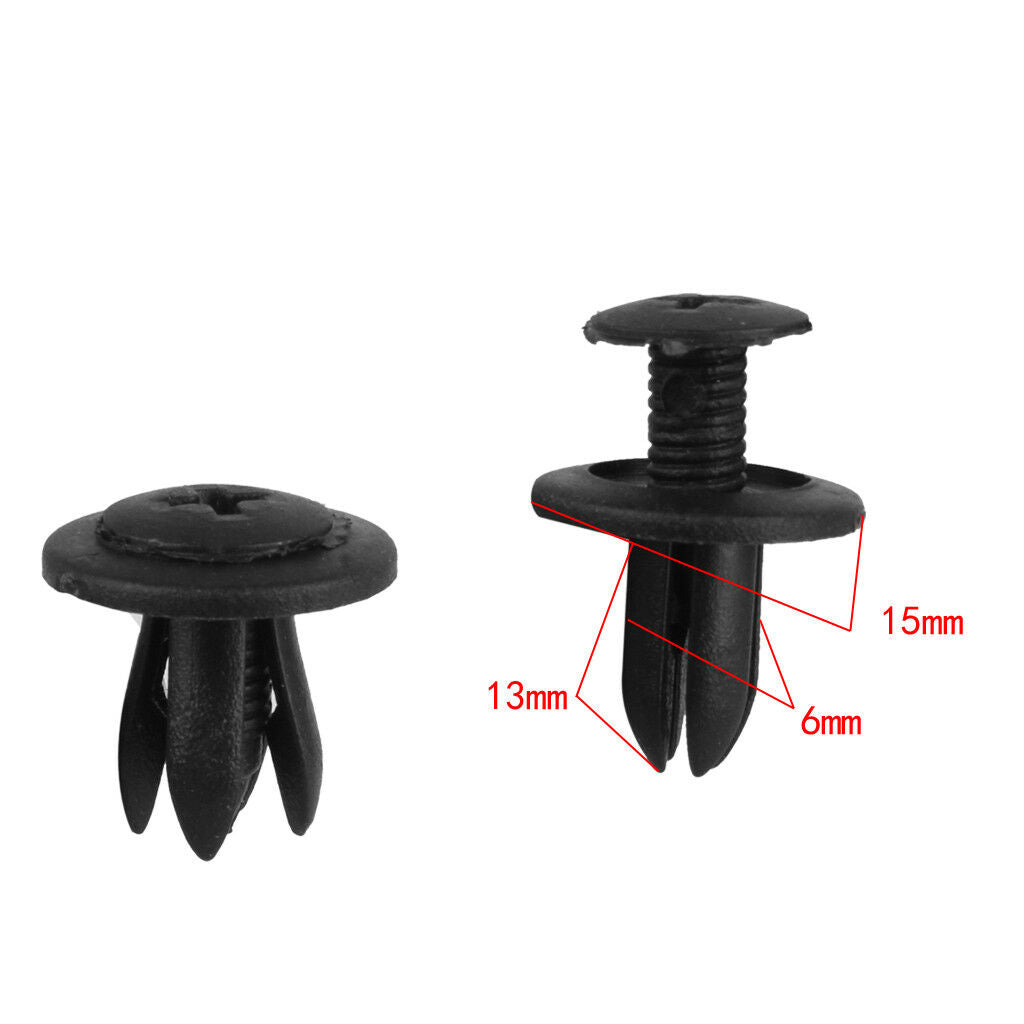 30x Nylon Screw Door Trim Panel Fastener Retainers Clips Fit GM 90467-06017