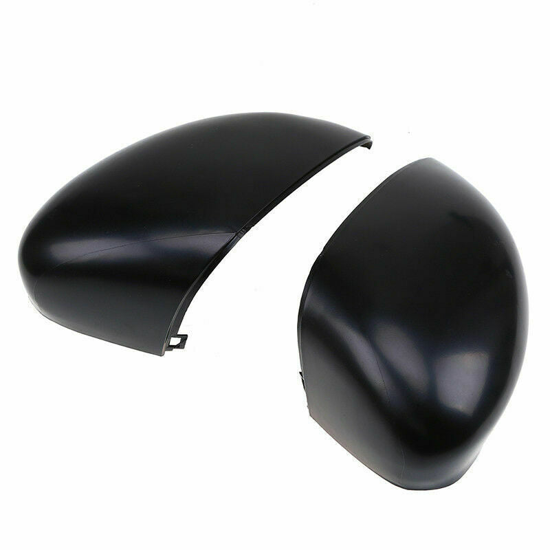 Matte Black Side View Mirror Covers Replace Fits 2011-2017 Ford Fiesta Hatchback