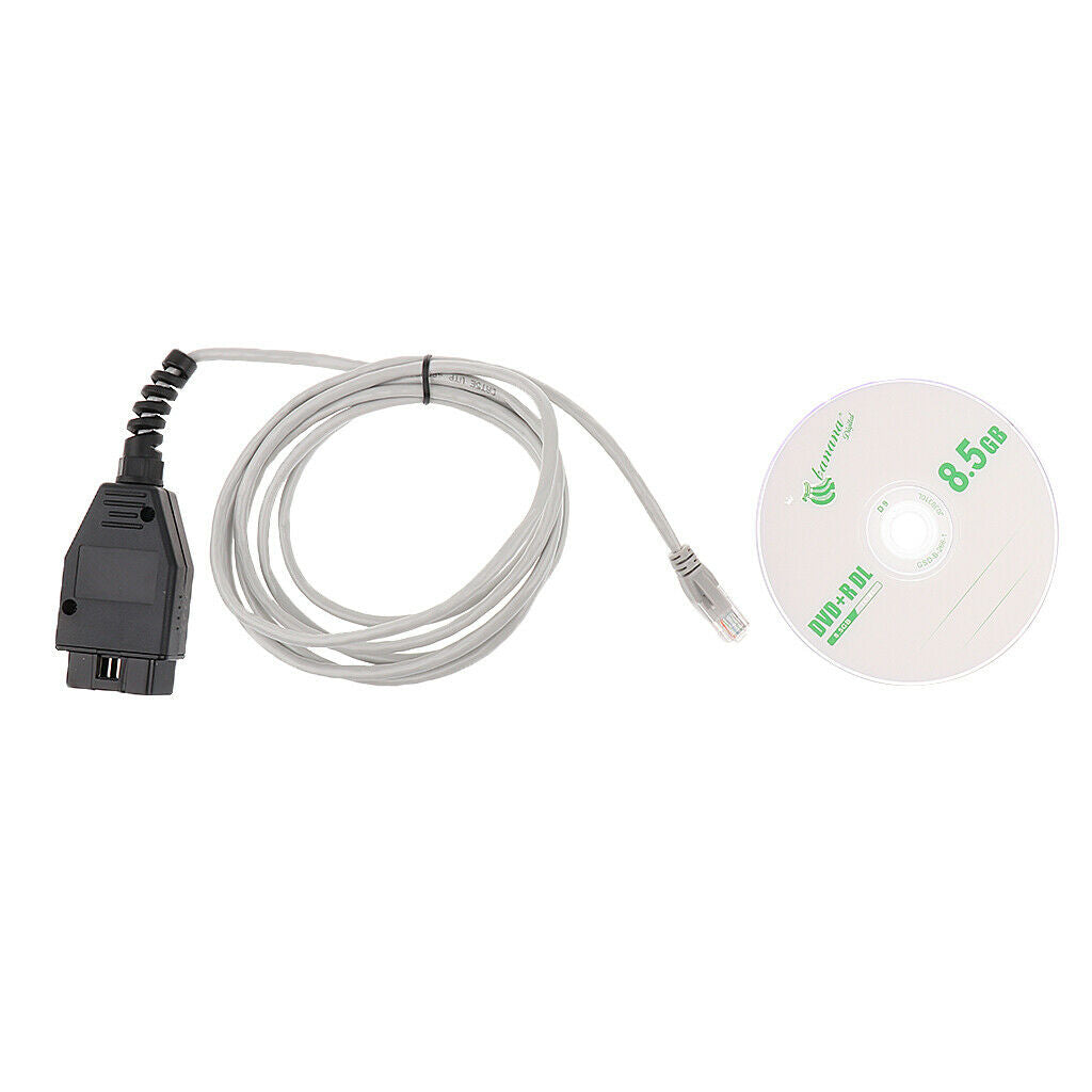 Data Cable ENET Ethernet to OBD Interface E-SYS  Coding for BMW F-series