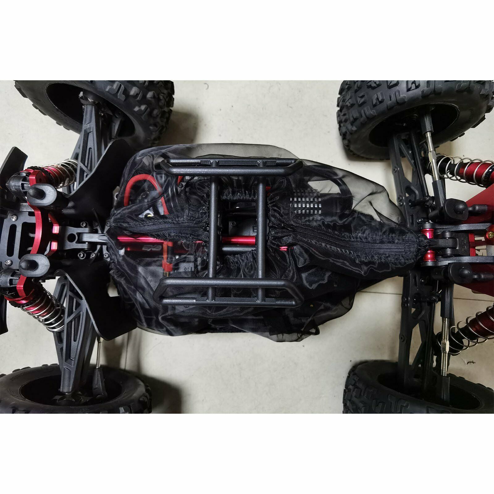 Chassis Dirt Dust Resist Guard Cover Net For ARRMA KRATON EXB 1/8 RC Car Black