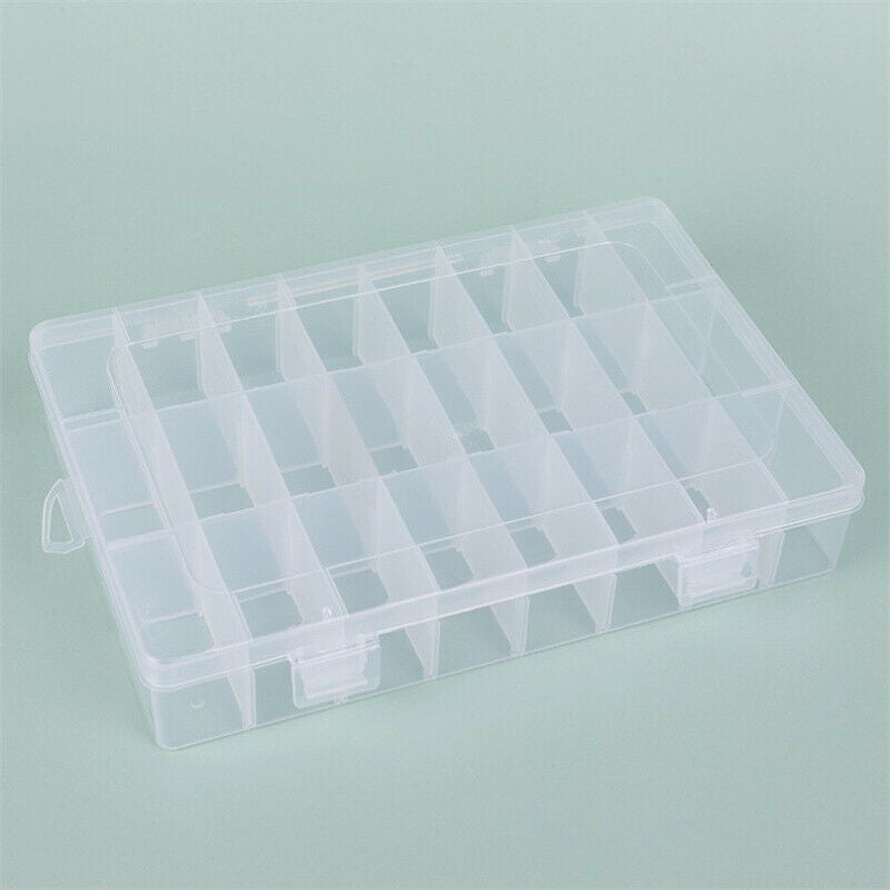 Plastic box Container Screw Case Jewelry Earring Display plastic storage box