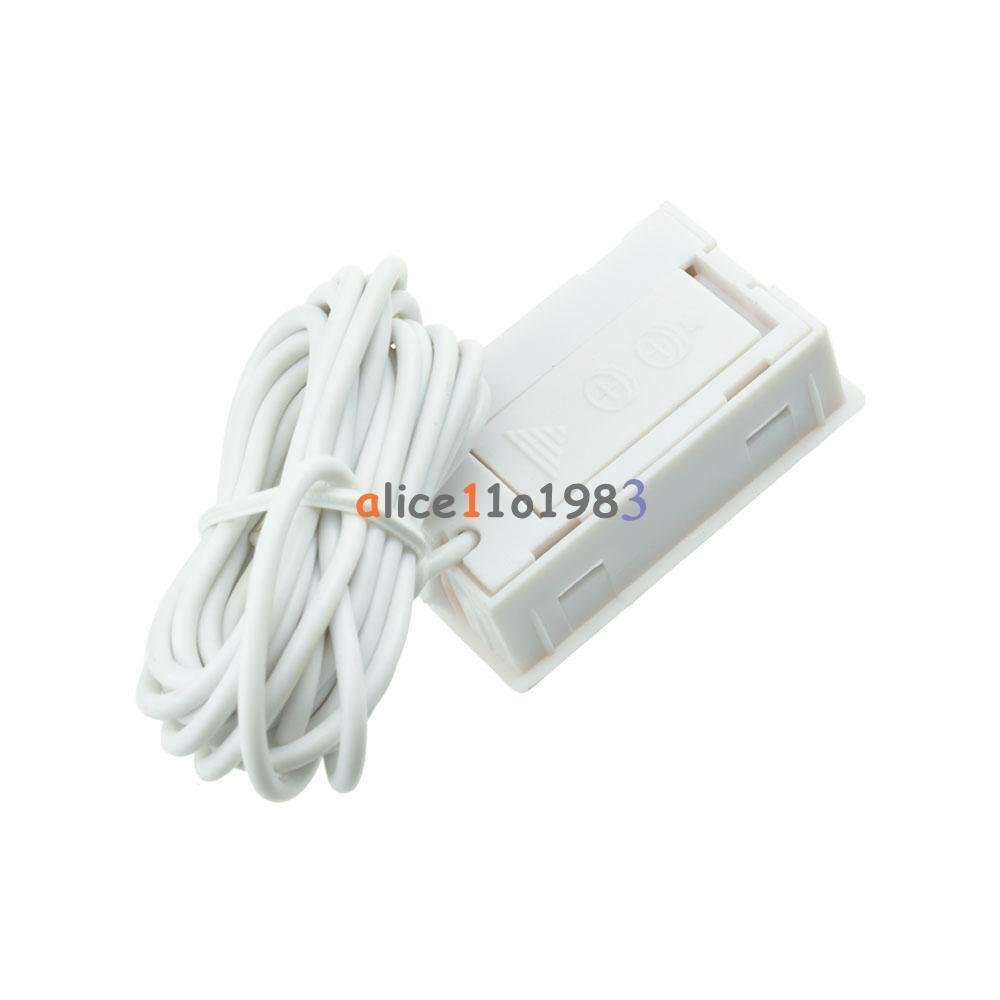 White Aquarium Temperature Gauge LCD Thermometer For Fish Tank T110 TPM-10 2m