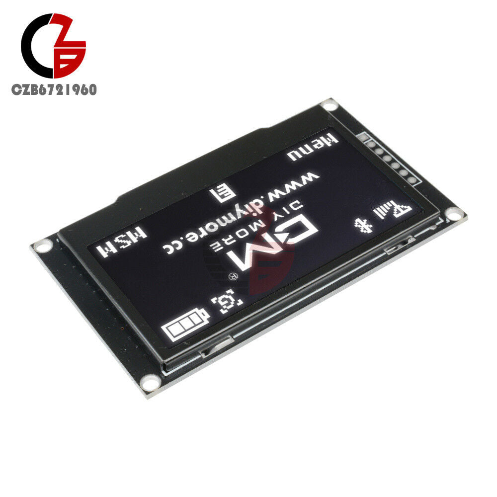 2.42 inch OLED Display SSD1309 128x64 SPI Serial Port 2.42" For Arduino White